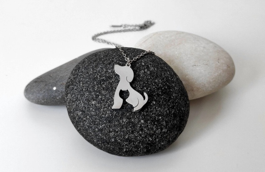 Blue Karma Handmade Jewellery Edinburgh, Dog and Cat Gift Necklace